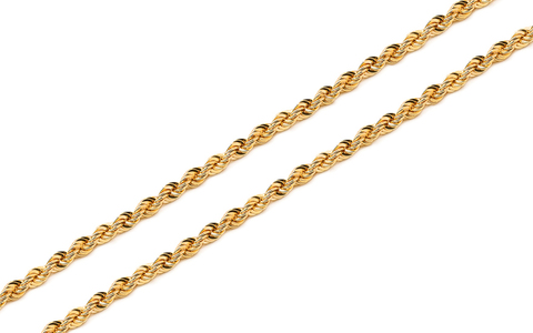 "NEU" Kette Rope Gold 55 cm